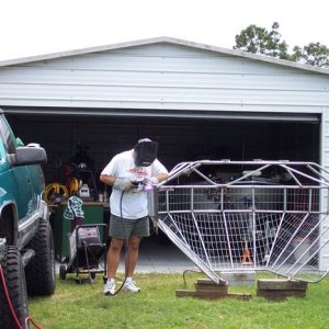 prop cage for poor mans airboat