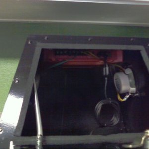 amp mounted in the top