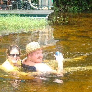 Wife and I at Swimming Hole