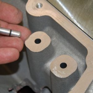 Installing lifter oil bleed off plugs!