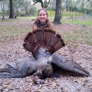 11 year old daughters first fall (trophy)turkey