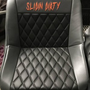 BIG SHOUT OUT TO “ALL KINE APOLSTERY” for my sick new seats !!!!! 