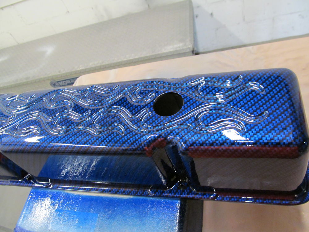 Blue carbon fiber valve covers Southern Airboat Forum
