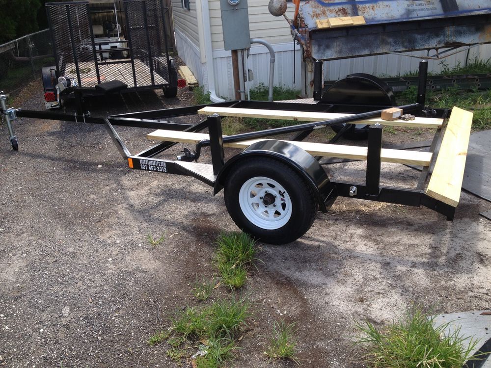 full deck trailer with side rollers Southern Airboat Forum