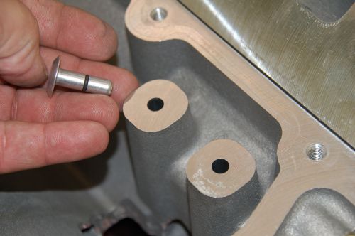 Installing lifter oil bleed off plugs!