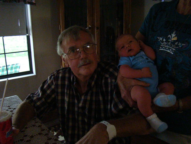 Last time my father got to really see his great grandson