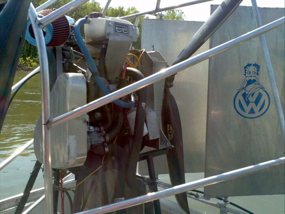 Vw 21 belt drive Snyder airboat Millersburg Southern Airboat Forum