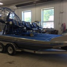 16x8-Alumintech plus 3 foot grass rake, with only 151 hours total